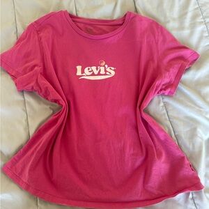 Levi's Pink Relaxed Short Sleeve T-Shirt
